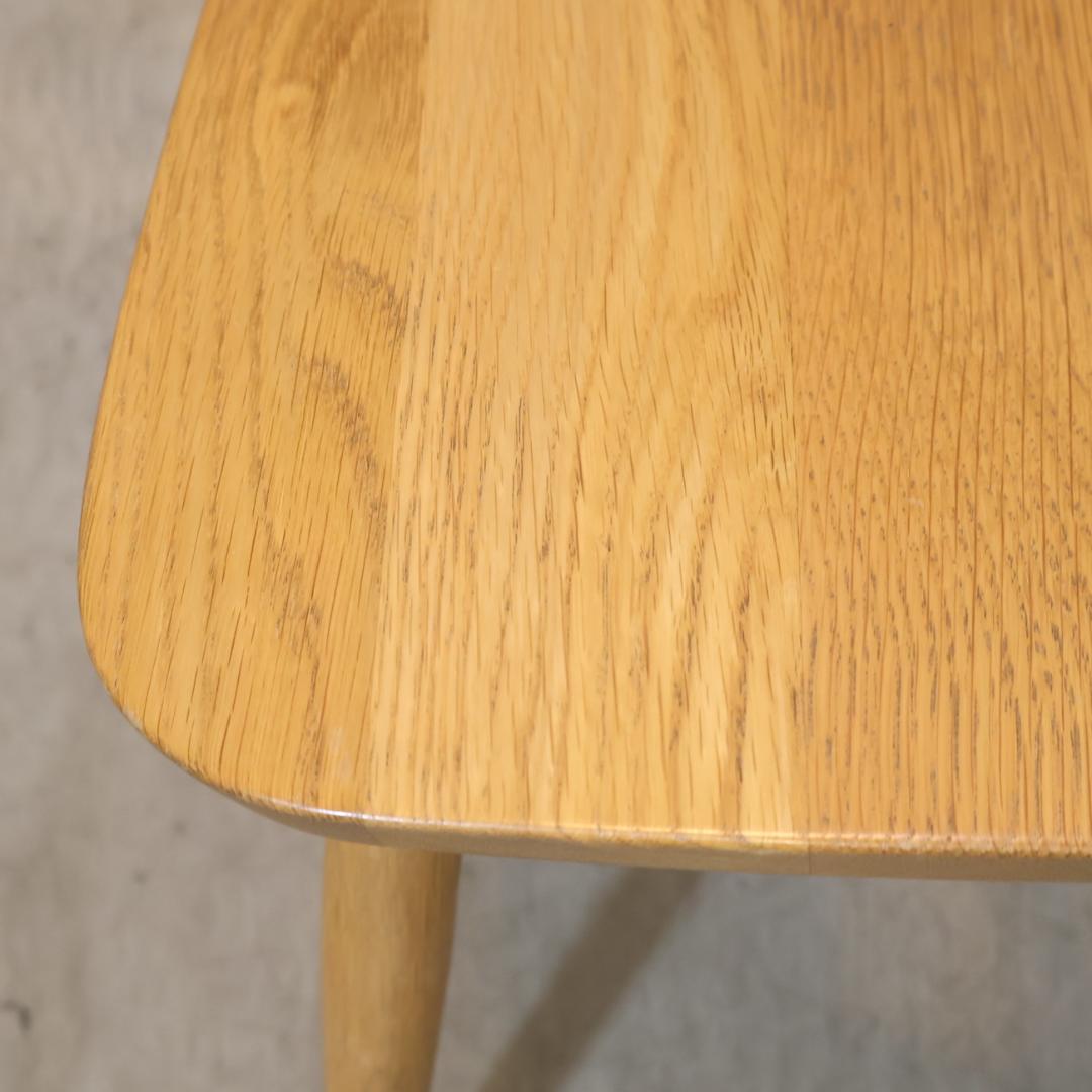 無印良品 MUJI オーク無垢材 ダイニングチェア アーム ボウバックチェア