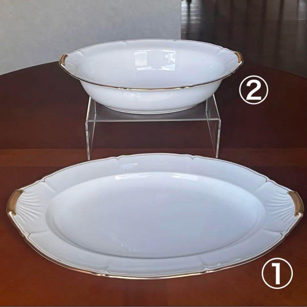 【希少品】大倉陶園★ホワイトマスターピース★パーティセット