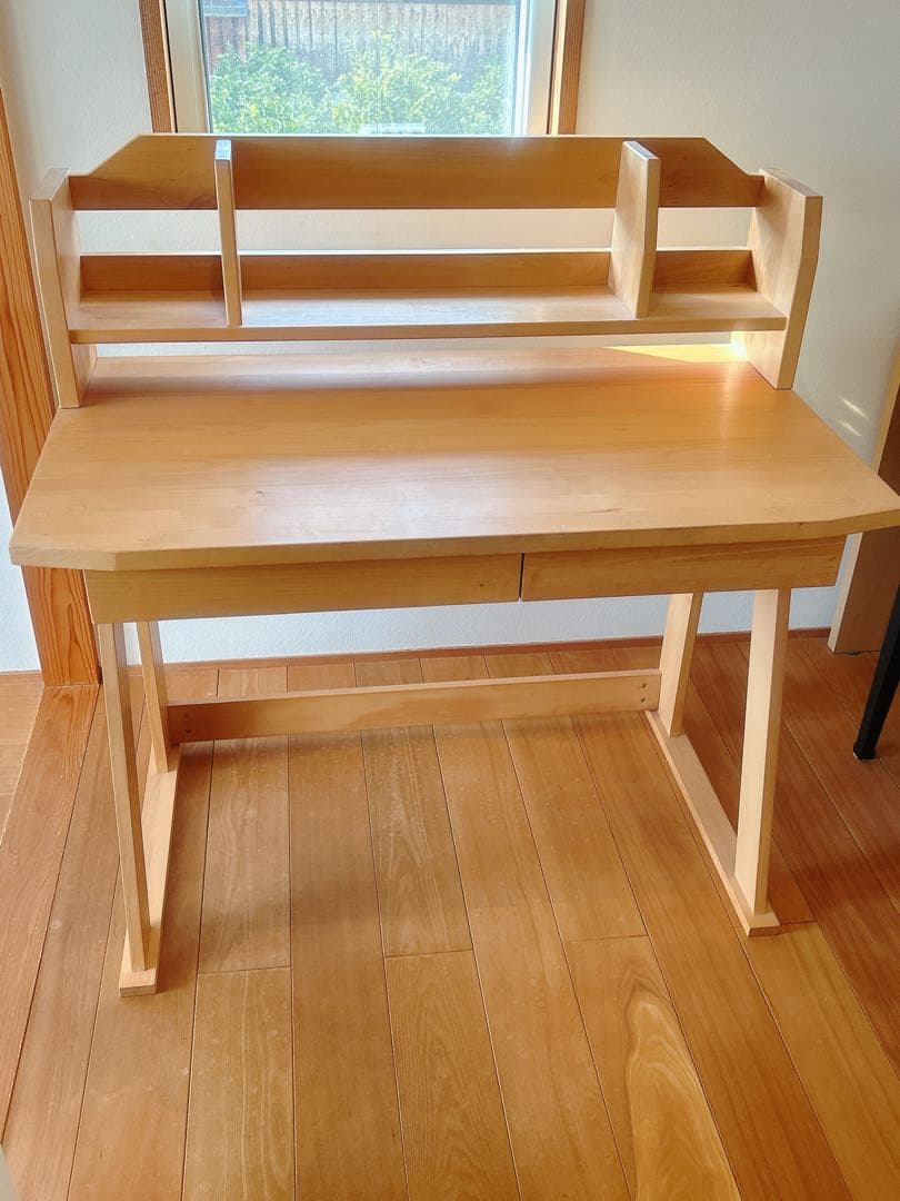 ACTUS リーブェ　学習机　ナチュラルウッド シンプルデスク