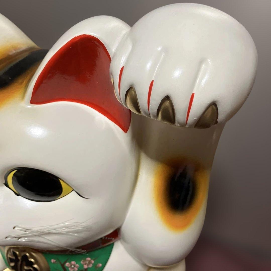 レトロ　招き猫　貯金箱　超特大　(29 )