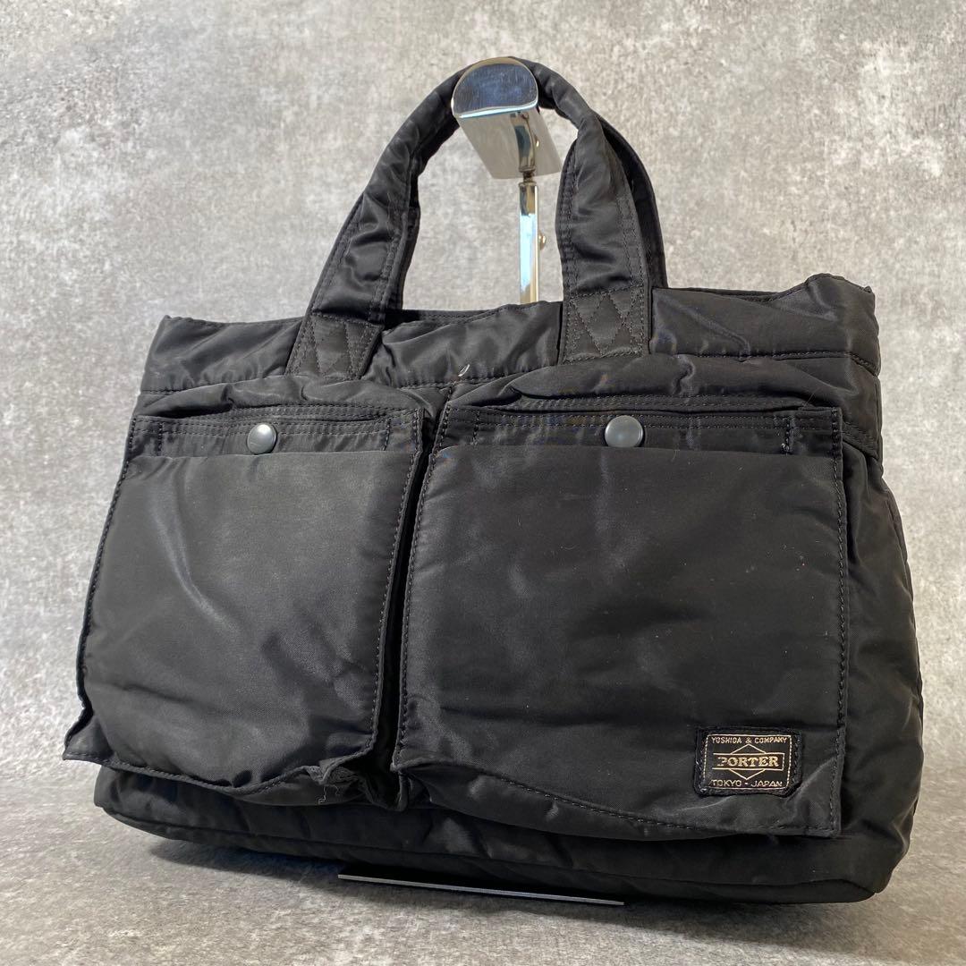 PORTER ポーター　ミニ　トートバッグ　S タンカー　ブラック　黒