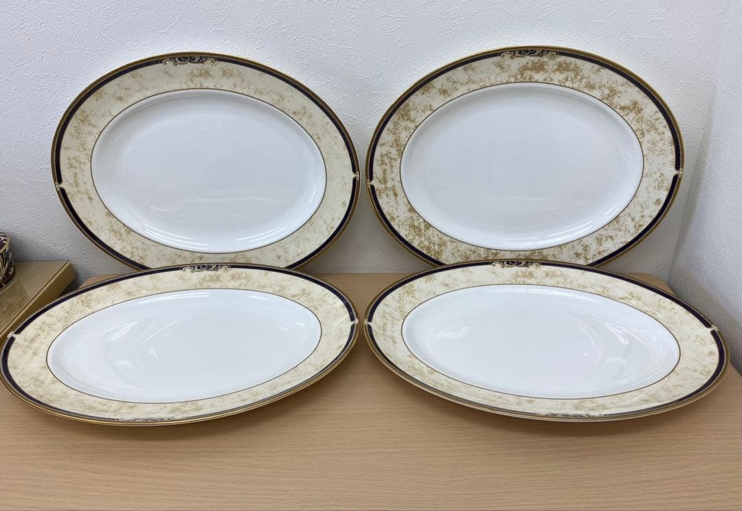 ウェッジウッド コーヌコピア 楕円形 大皿 4枚セット