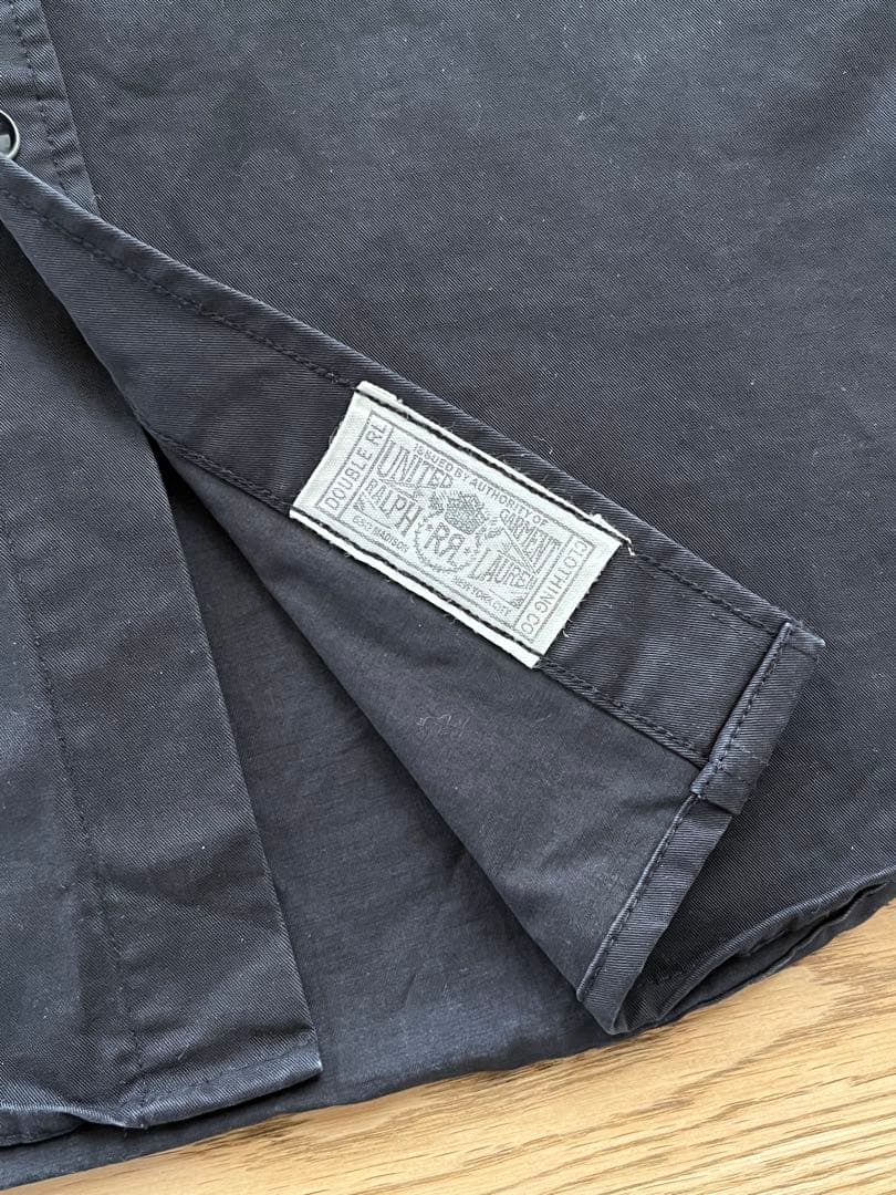 RRL ダブルアールエル ウエスタンシャツ ブラック コンチョ