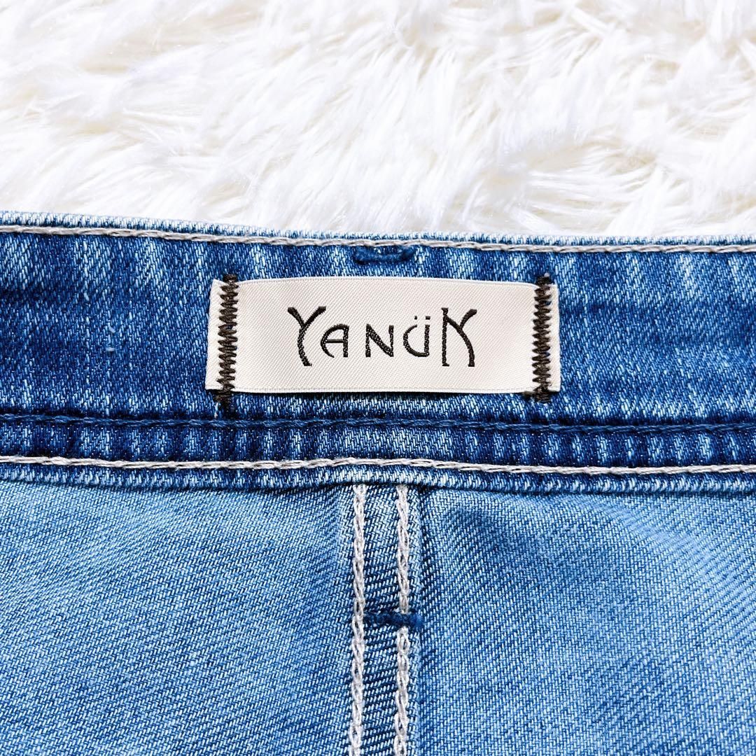 美品✨ ヤヌーク Lea ボーイズストレートデニム 22