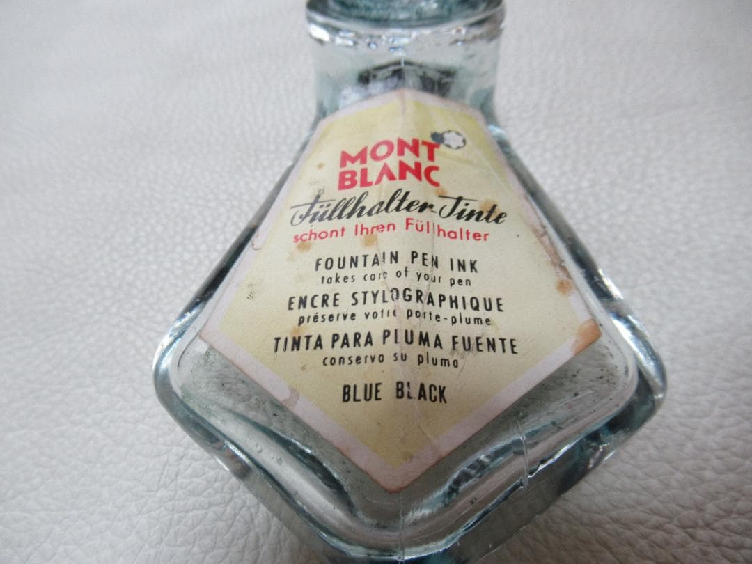 希少 1960～1970年代共箱付◆モンブラン 靴型 インク空瓶 2oz 2種類