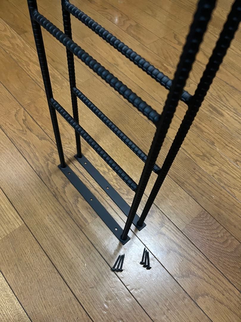 アイアン吊り棚　アイアンシェルフ　高さ50cm ブラケット2本