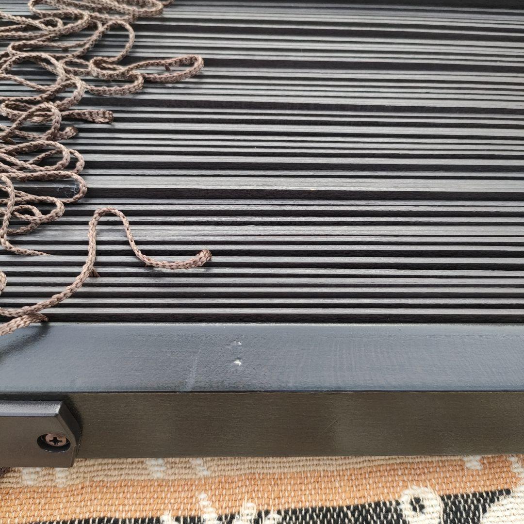 【ひら】トーソーブラインド ベネウッドTOSOダークブラウン 2枚セット