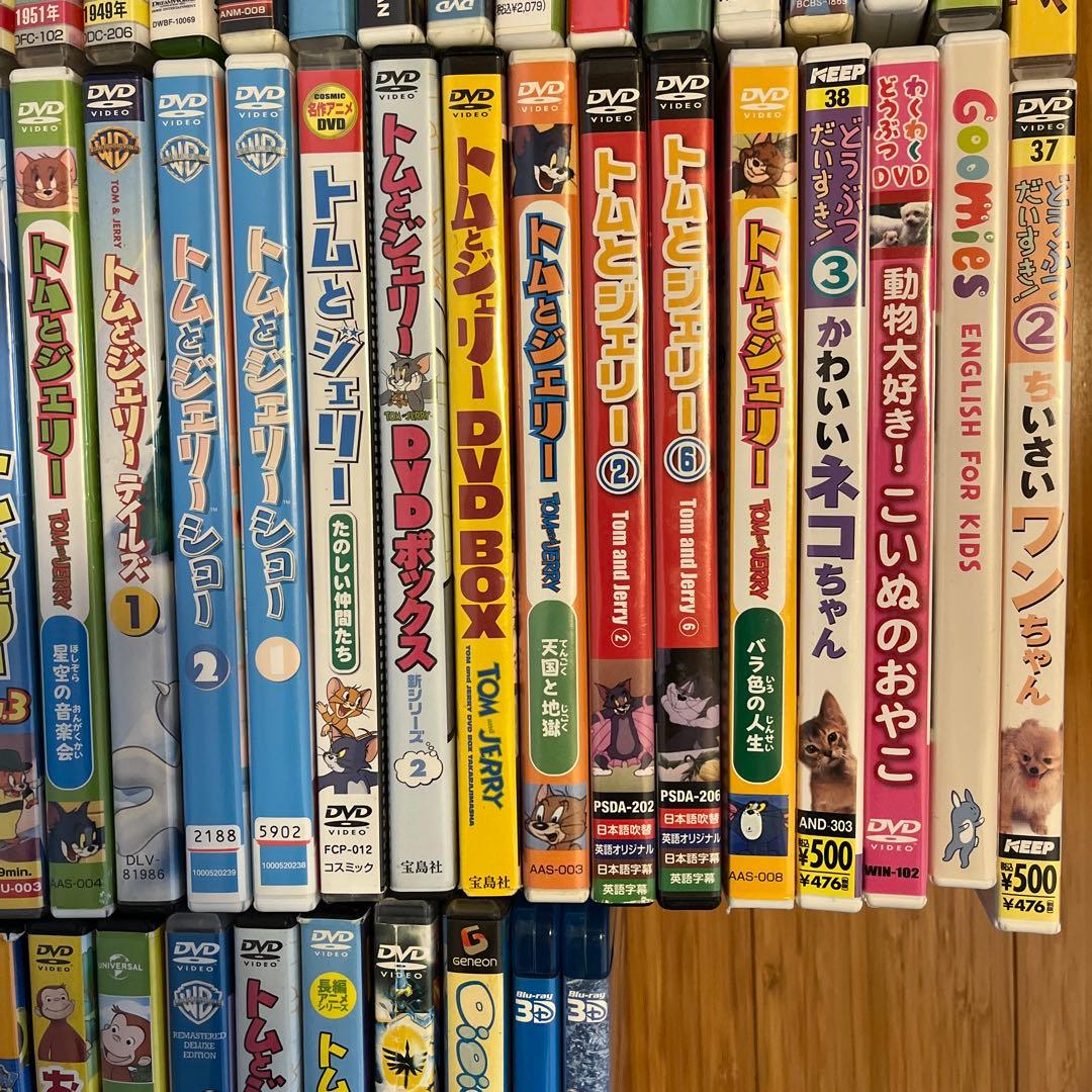 ディズニーなど子供向け　DVD Blu-ray まとめ売り　約100本 未検品