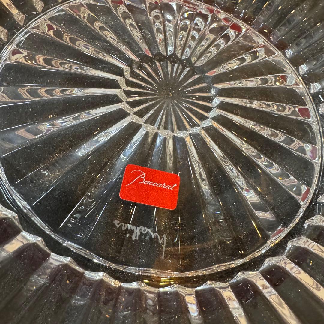 Baccarat クリスタル皿★バカラ★ミルニュイプレート21cm