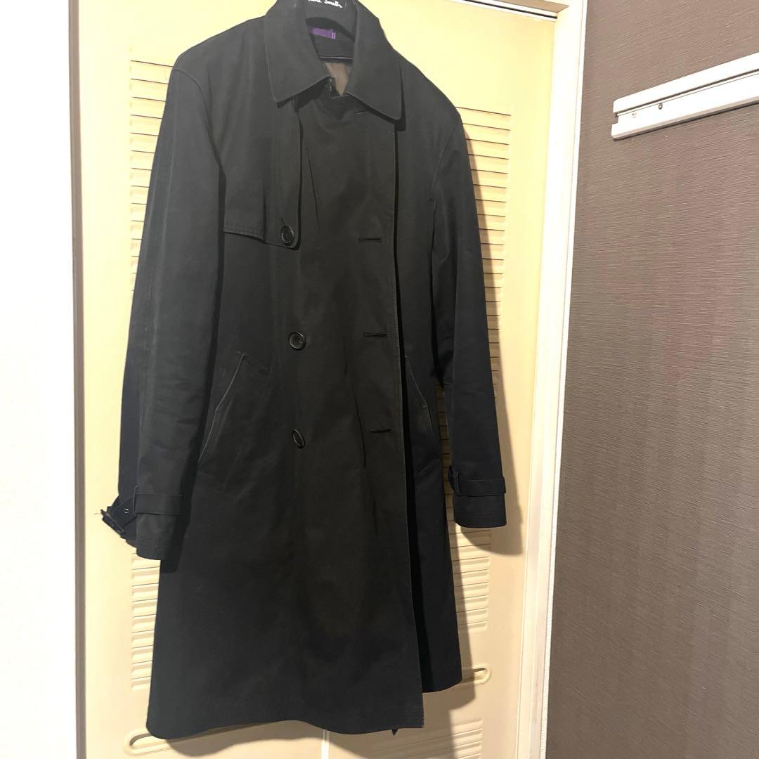 Paul Smith ブラック トレンチコート(ハンガー付き)