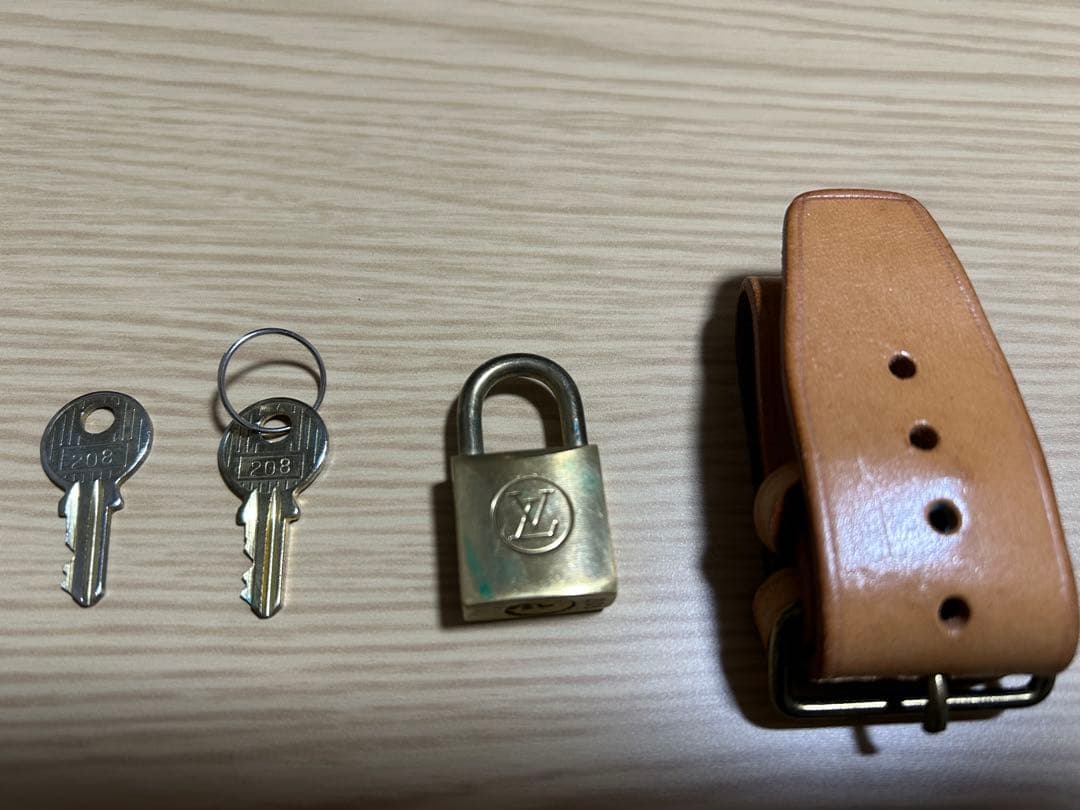 USA　Louis Vuitton ボストンバッグ　キーポル55 鍵付き