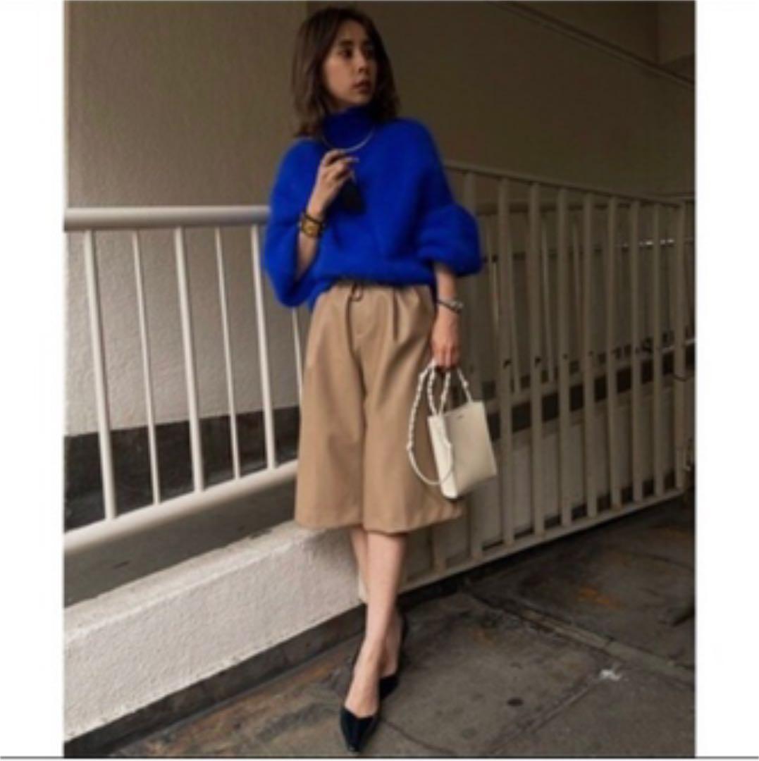 Ameri　POPPING COLOR ANGORA KNIT