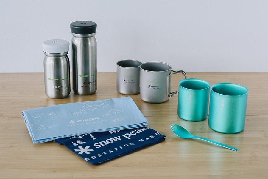 新品未使用白馬限定スノーピーク スタッキングマグ 雪峰 H450&H300セット