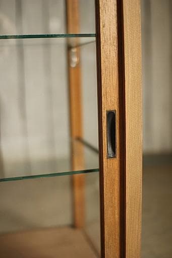 taka11古い木枠ガラスケース　パンケース　食器棚　店舗什器古道具