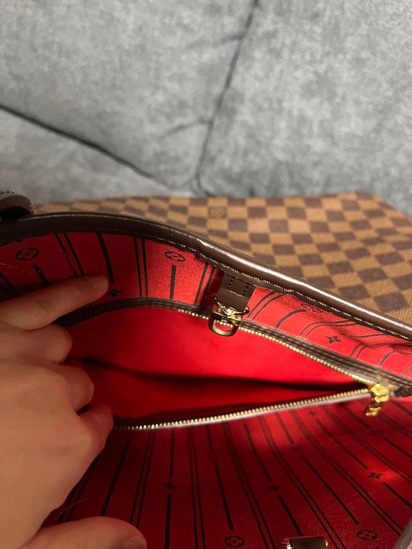 【にゅにゅえこ】ルイヴィトン　ダミエ　ネヴァーフルMM