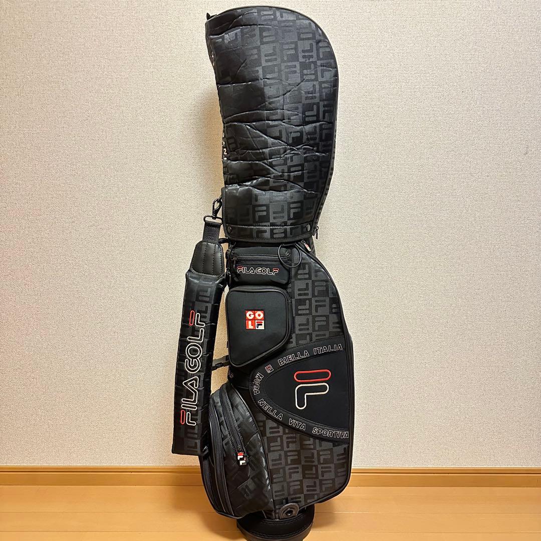 美品✨FILA GOLF✨キャディバッグ✨ネームプレート付