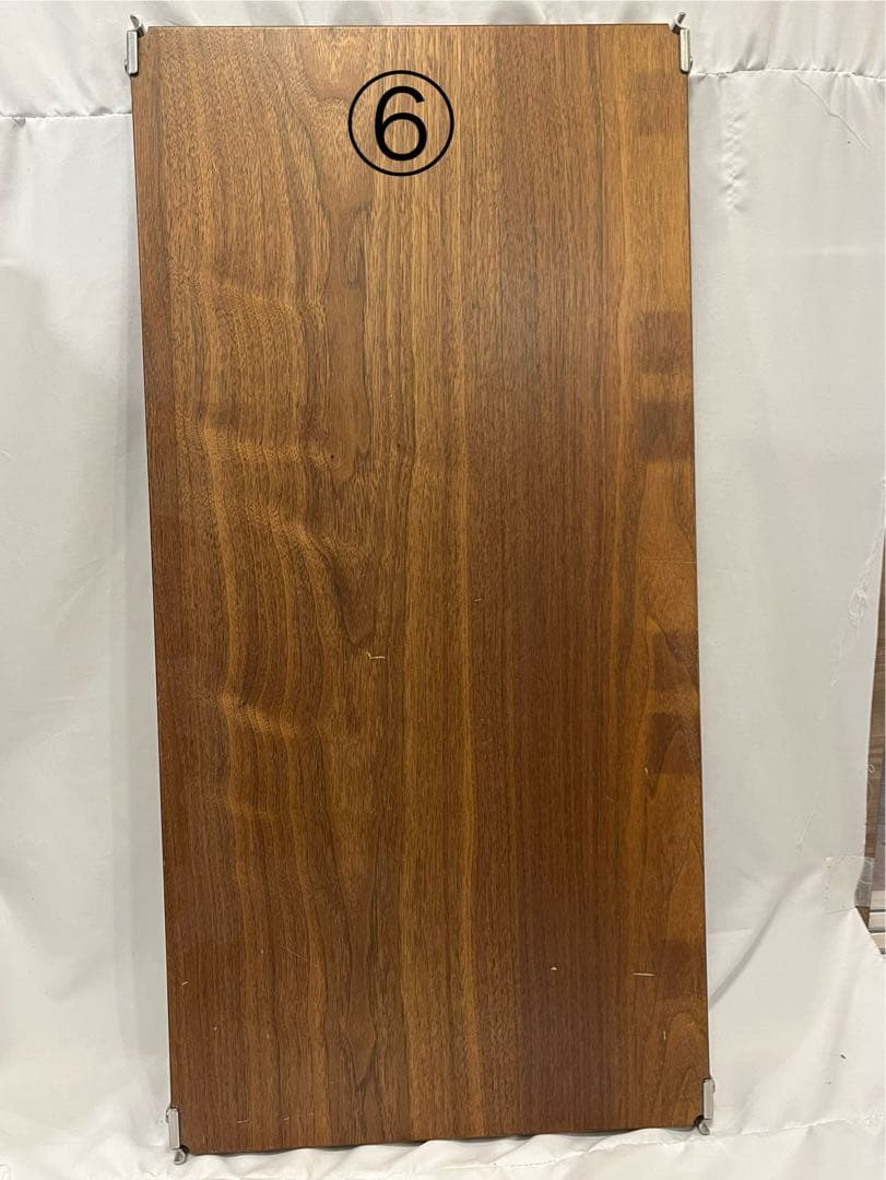 『まえにゃん』ステンレスユニットシェルフ　ウォールナット材　その他一式