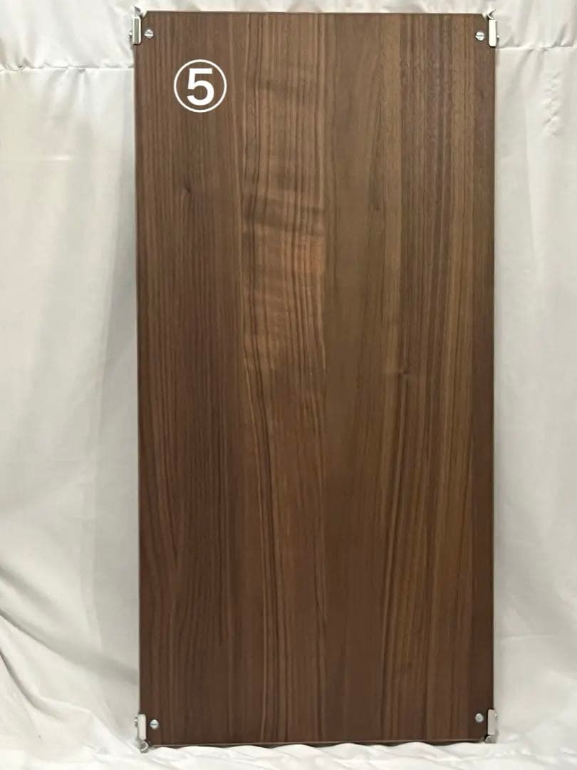 『まえにゃん』ステンレスユニットシェルフ　ウォールナット材　その他一式