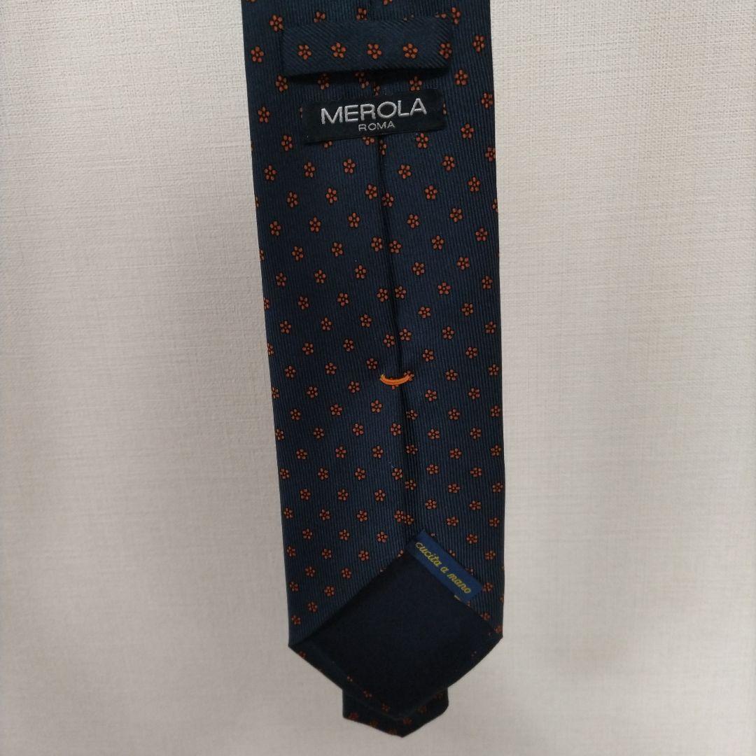 MEROLA ネイビー ネクタイ