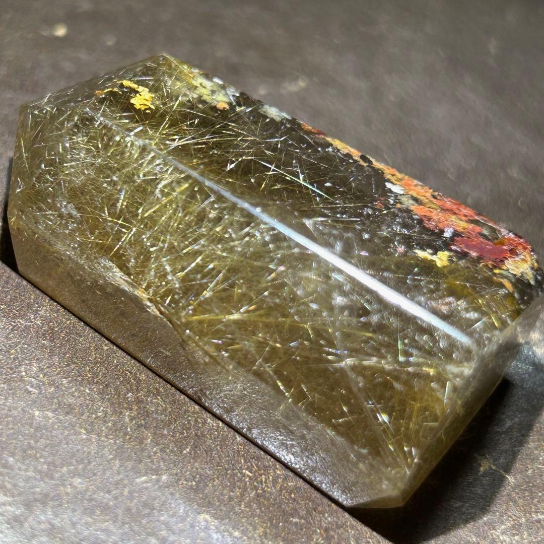 ⭐️別格高級品質！スモーキー　ルチル　原石　六角柱　福財龍王秘宝④ 極美