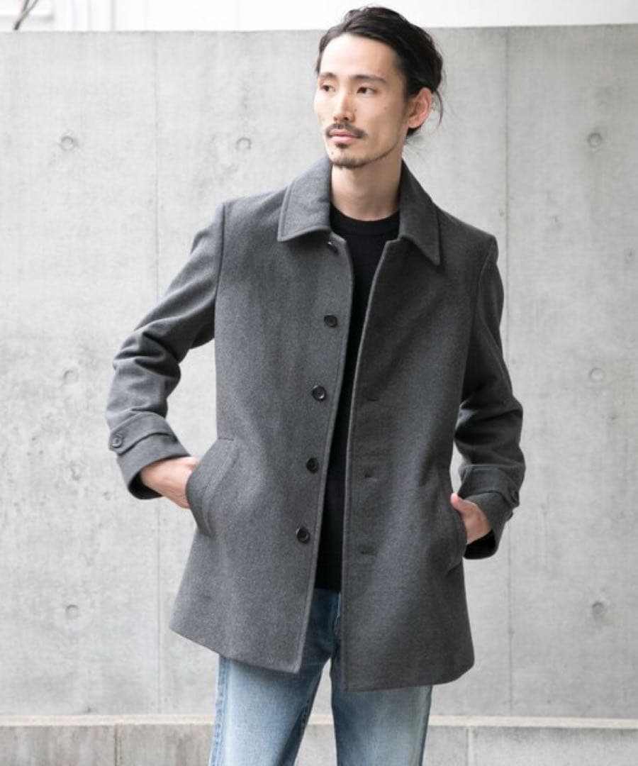 定価30800円 アーバンリサーチ ウールステンカラーコート M