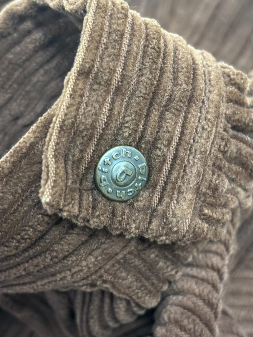 bitch skateboards コーデュロイ ジップブルゾン L ブラウン