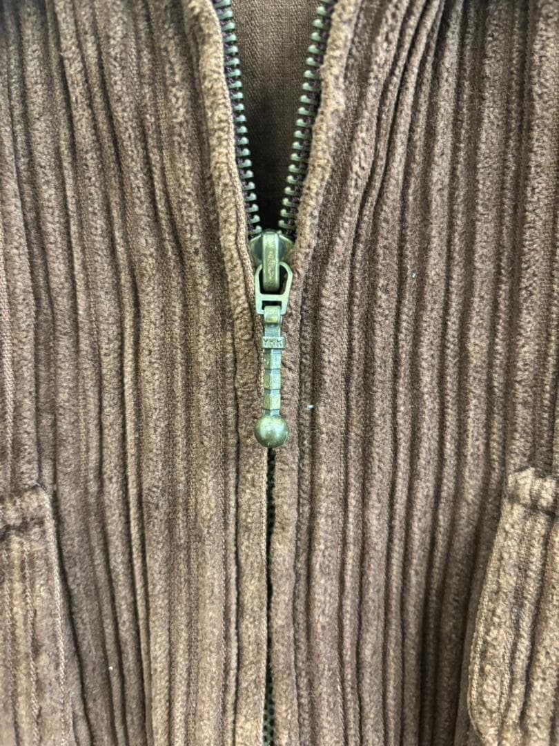 bitch skateboards コーデュロイ ジップブルゾン L ブラウン