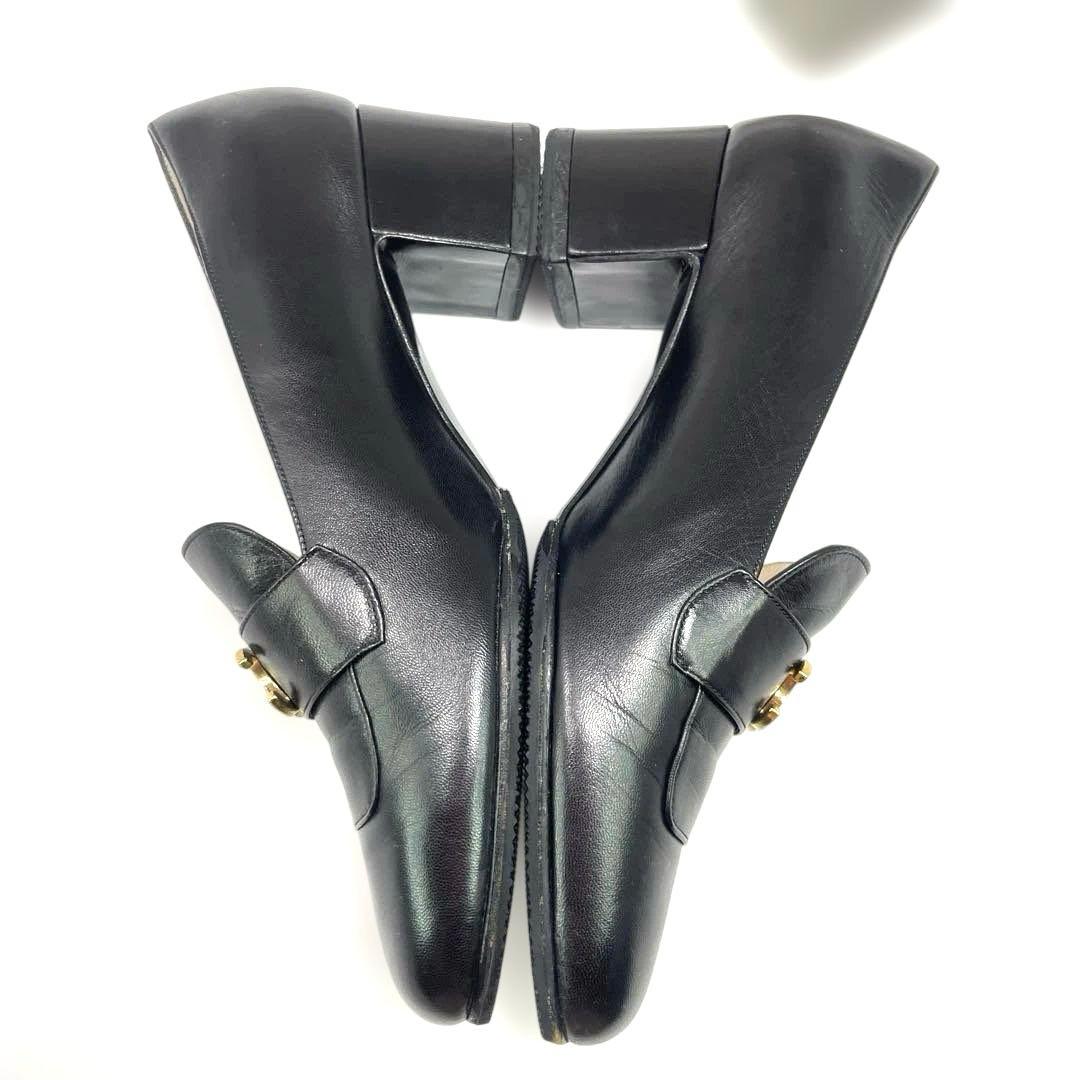 CHANEL シャネル ココマーク Vintage ローファー ヒール　パンプス
