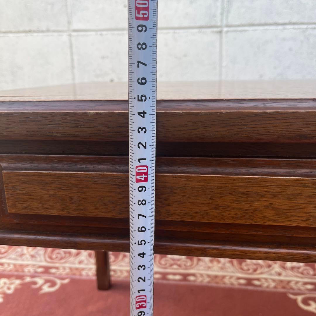 古家具◾️maruni マルニ 地中海シリーズ 木製 サイドテーブル 引き出し付