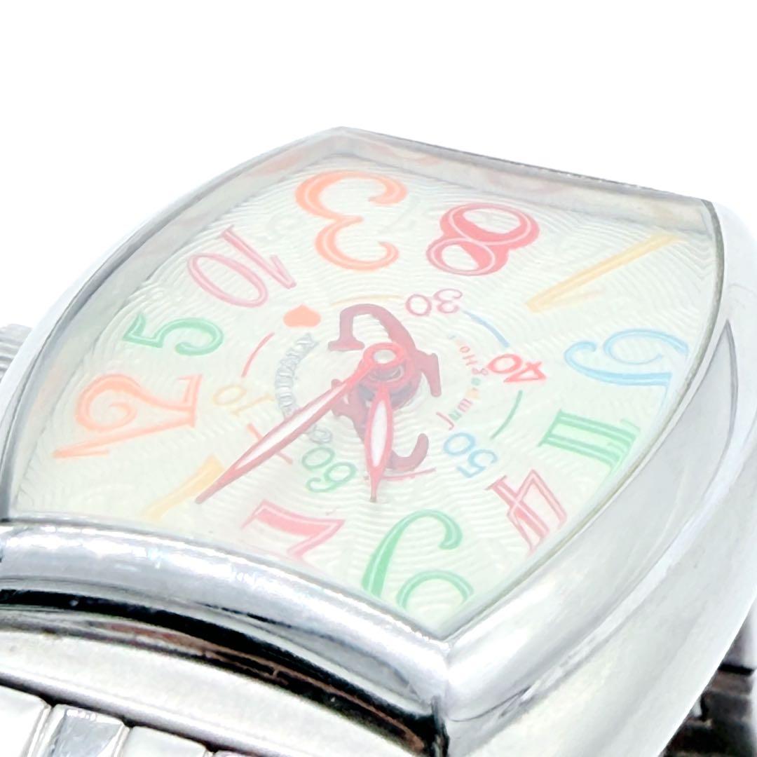 COGU コグ ジャンピングアワー マルチカラー メタルバンド トノー型 自動巻