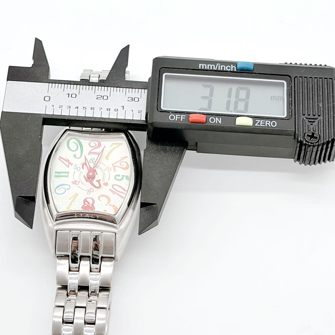 COGU コグ ジャンピングアワー マルチカラー メタルバンド トノー型 自動巻