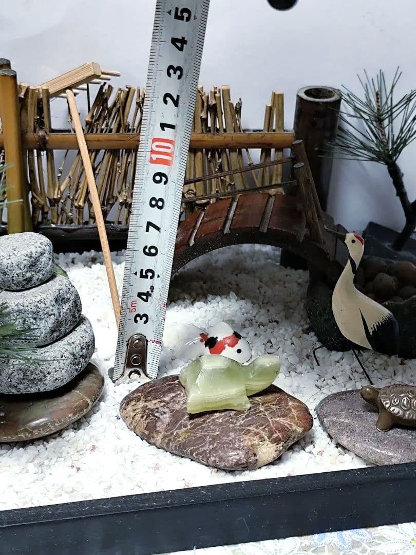 日本庭園ミニチュアセット★心の癒し箱庭★枯山水★和風庭園