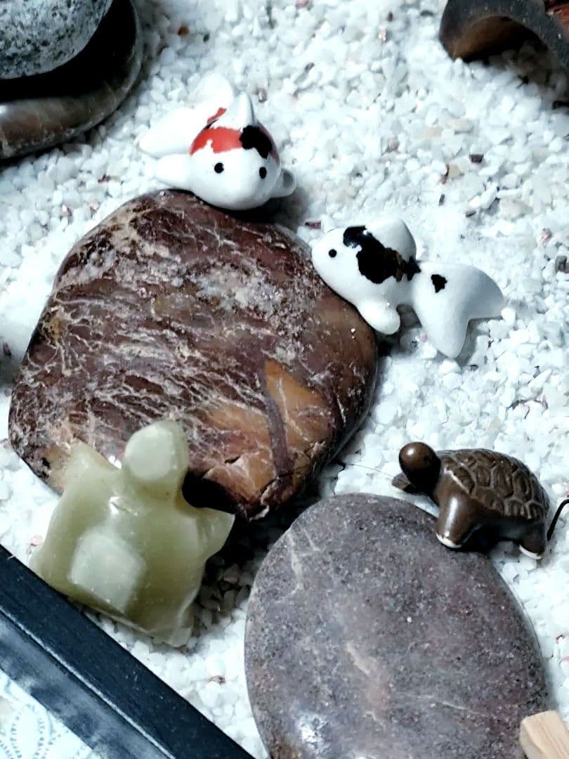 日本庭園ミニチュアセット★心の癒し箱庭★枯山水★和風庭園