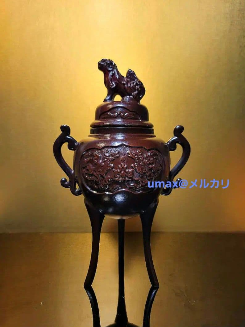 高岡銅器 香炉 三ッ足