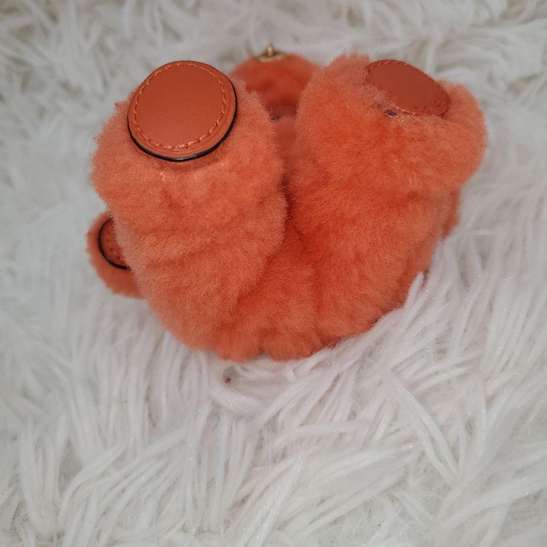 ⭐美品⭐COACH テディベア チャーム キーホルダー オレンジ