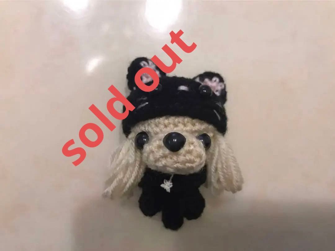 編みぐるみ♡ハロウィンバージョン♡トイプードル♡トイプー♡黒猫♡プレゼントにも♡