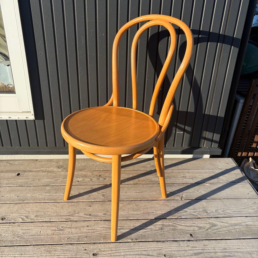 北欧レトロ CRES 木製 ベントウッドチェア ダイニングチェア 曲木 カフェ