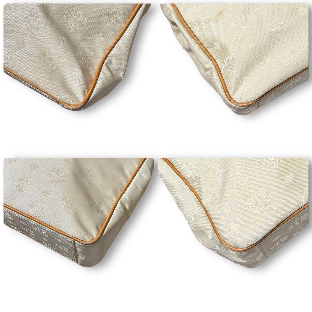 MCM ヴィセトス チェーン トートバッグ ナイロン レザー 肩掛け ドイツ製