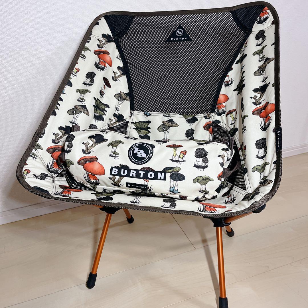 BURTON HELINOX キャンプチェア キノコ柄 ①