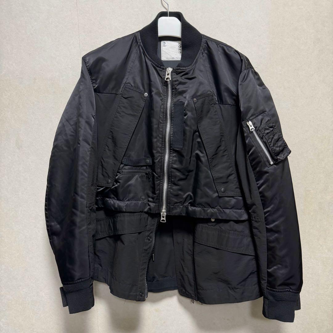 ジャケット・アウター sacai 22SS Nylon Twill Mix Blouson