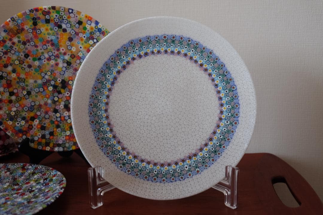 ベネチアンガラス ミルフィオリ 江波冨士子 茶碗 舩木倭帆/黒木国昭/藤田喬平