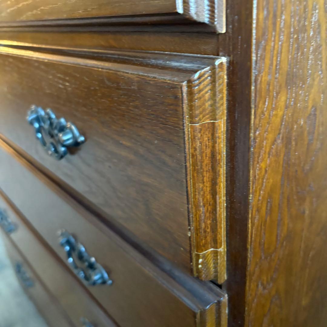 越後民芸家具　5段チェスト　6杯　民芸箪笥　クラシカル　①