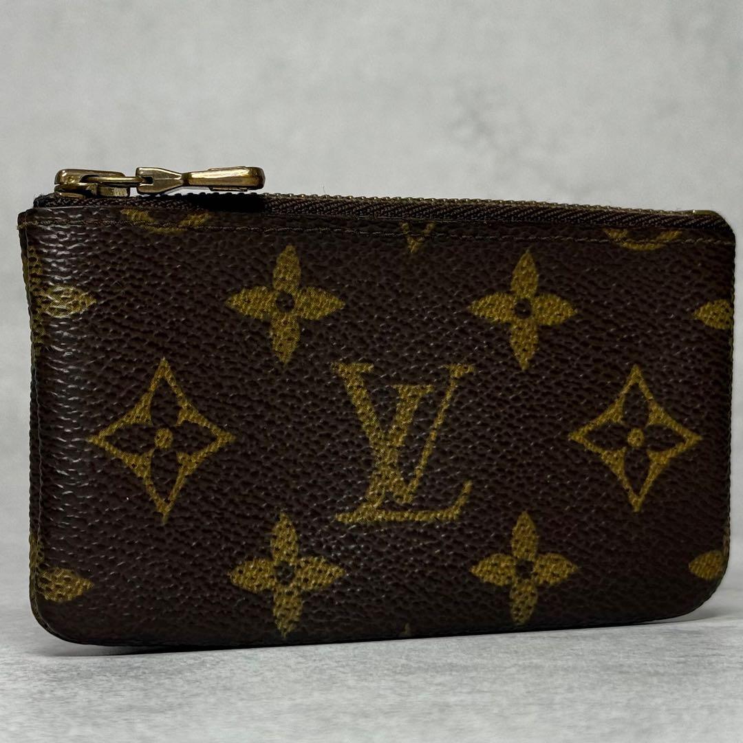 最高峰 定価4.7万 ルイヴィトン モノグラム ポシェットクレ 小銭入れ 財布