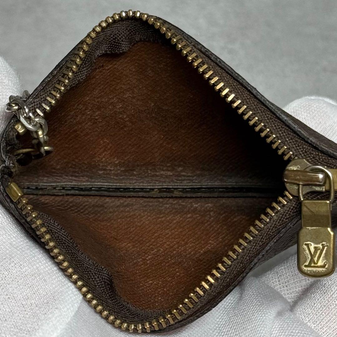 最高峰 定価4.7万 ルイヴィトン モノグラム ポシェットクレ 小銭入れ 財布