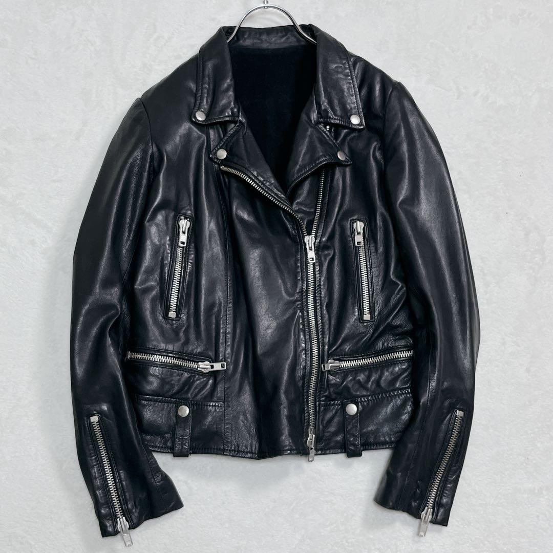 『ドゥーズィエムクラス』s.w.o.r.d ライダースジャケット 羊革 イタリア