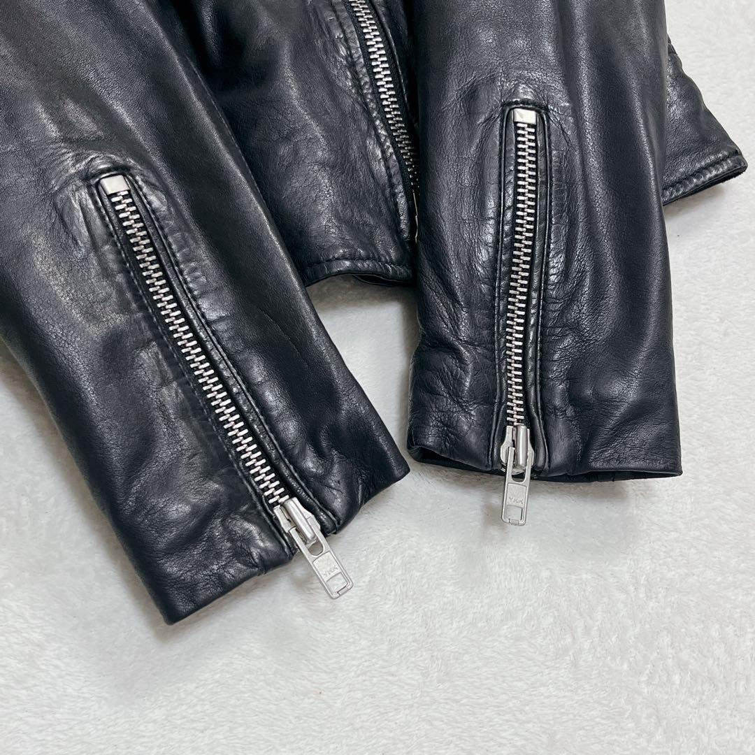 『ドゥーズィエムクラス』s.w.o.r.d ライダースジャケット 羊革 イタリア