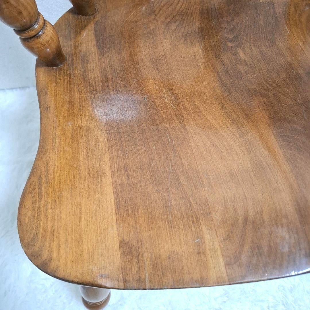 柏木工 木製 背もたれ 肘掛け付き椅子 アームチェア