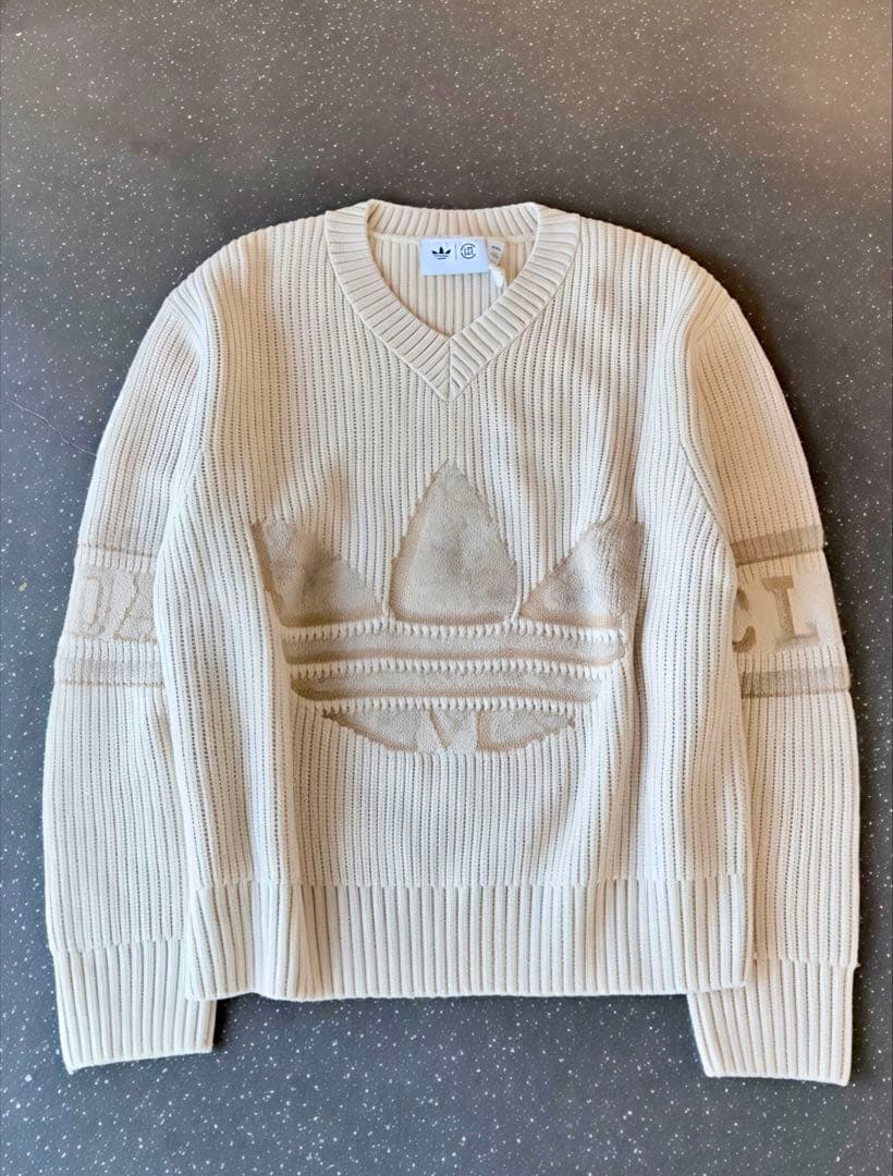 新品2XL Adidas CLOT BY EDISON長袖ニット IK2975