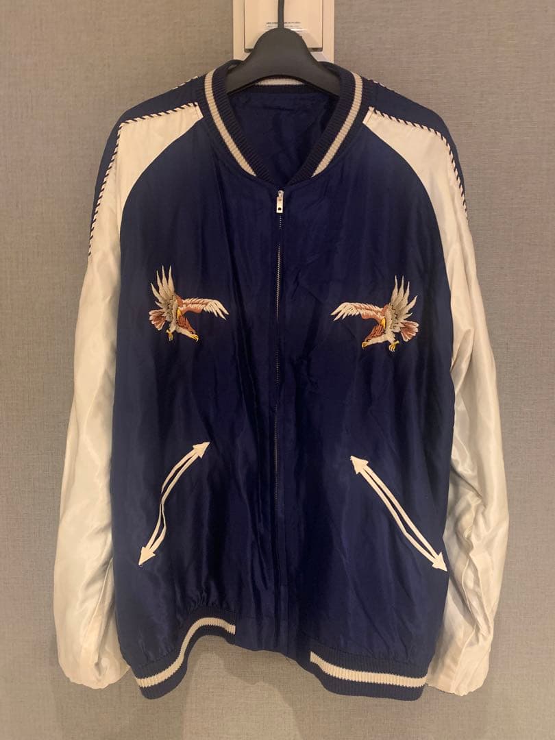 ビームス別注テーラー東洋MLBスカジャン/希少サイズ/XXL 特特大 ヤンキース