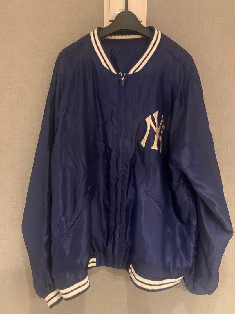 ビームス別注テーラー東洋MLBスカジャン/希少サイズ/XXL 特特大 ヤンキース